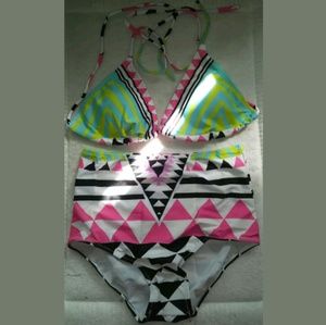 New  Hi waist bikini size small